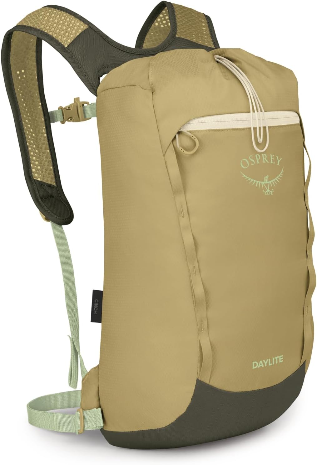 Daylite Cinch Backpack - Lightweight Travel Bag for Hikes, Festivals, and Everyday, Seaweed Green Amazon Exclusive