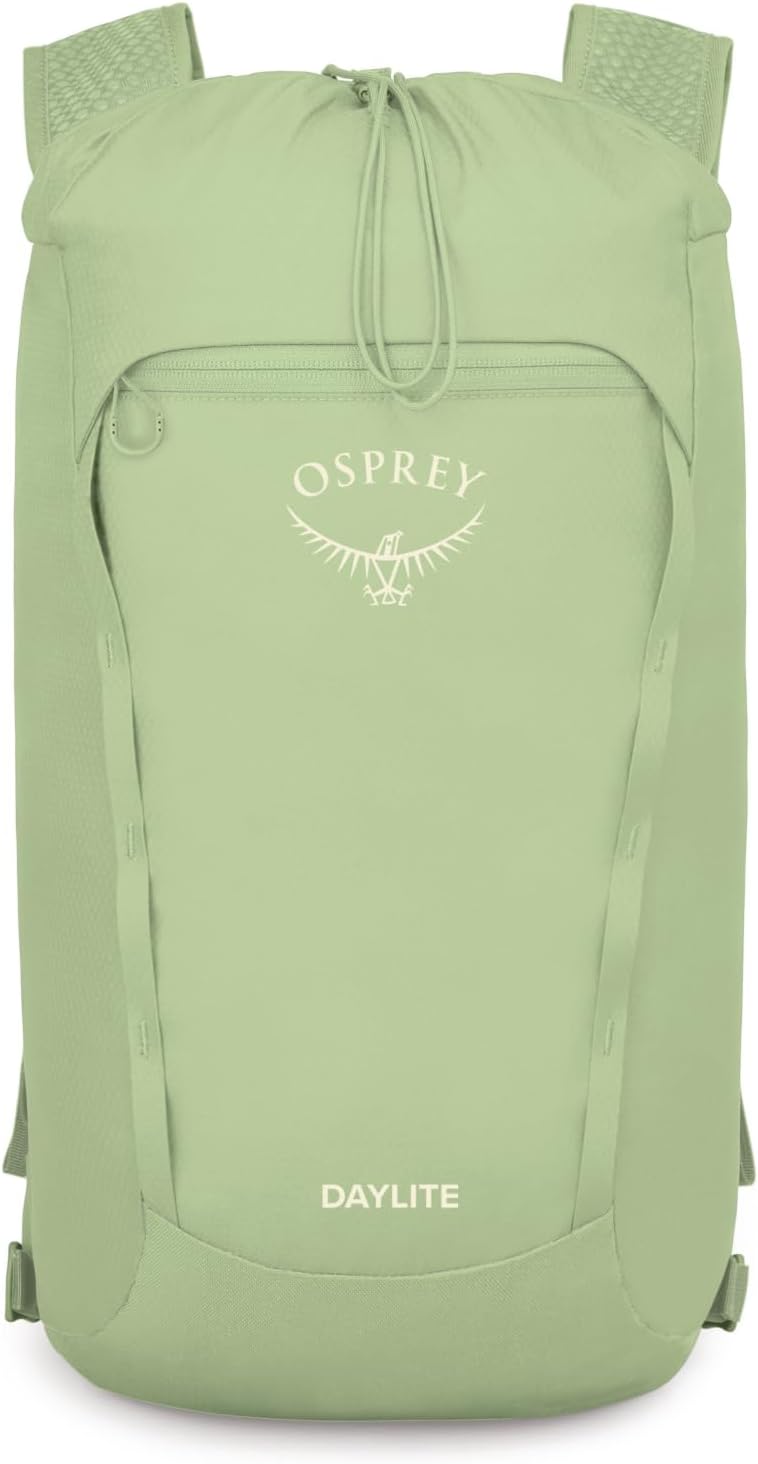 Daylite Cinch Backpack - Lightweight Travel Bag for Hikes, Festivals, and Everyday, Seaweed Green Amazon Exclusive