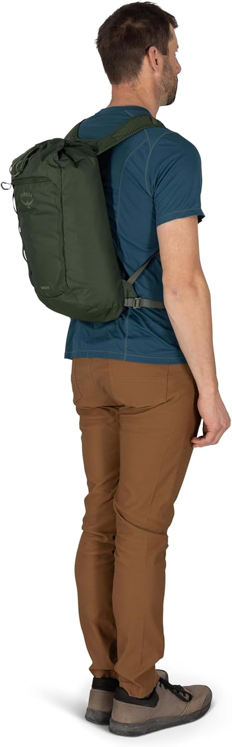 Daylite Cinch Backpack - Lightweight Travel Bag for Hikes, Festivals, and Everyday, Seaweed Green Amazon Exclusive