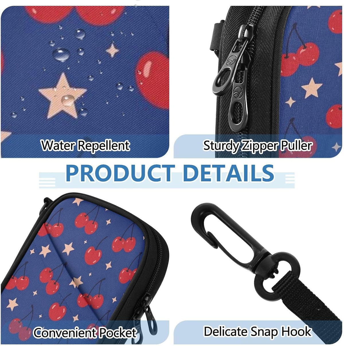 Travel Doc Organizer 21×14×3 CM | Scratch Resistant Polyester Full Print Multi-Way Carry for Adults Daily Use Lemon Circles