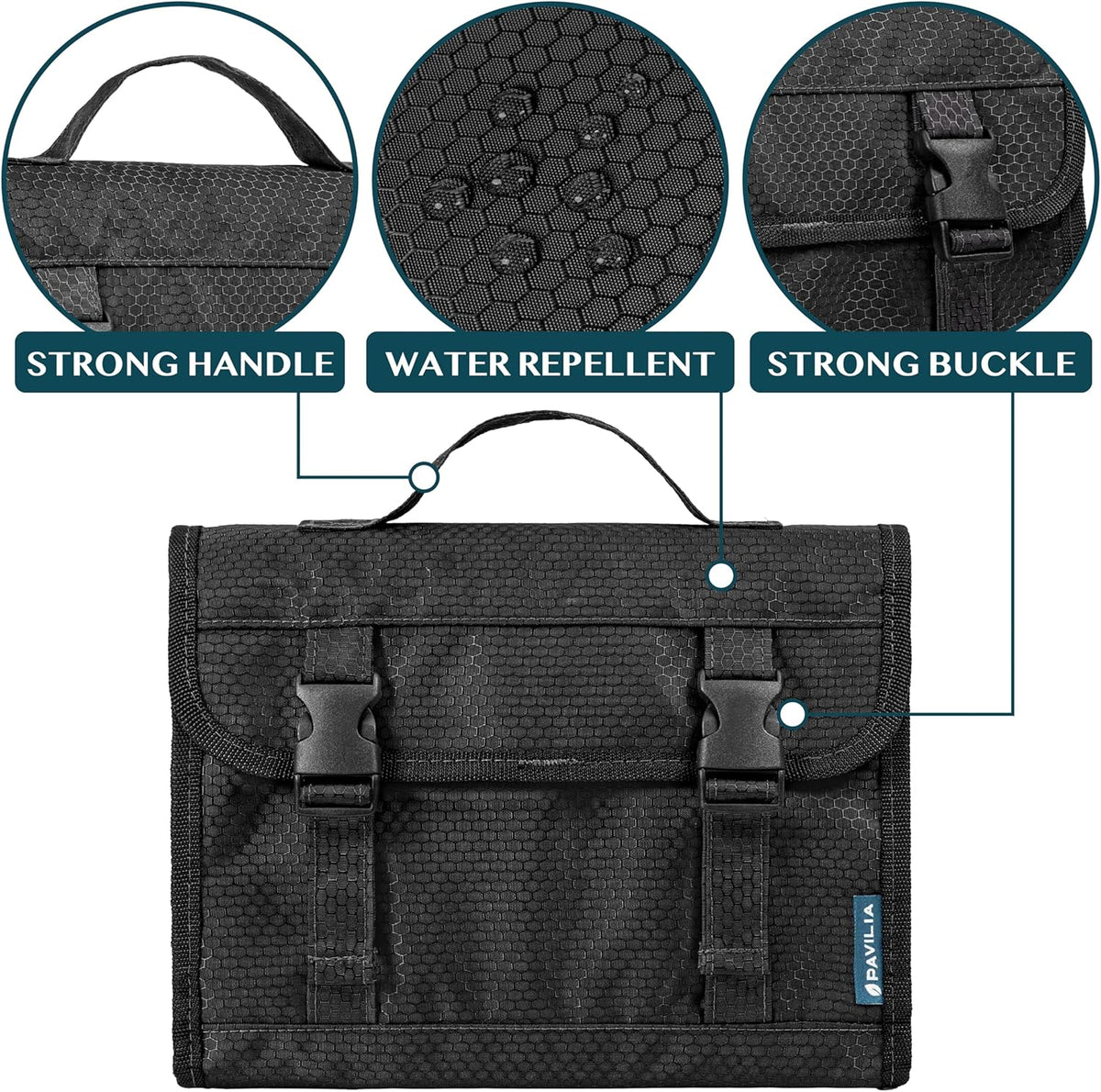 Travel Hanging Toiletry Bag for Women Men, Large Capacity Makeup Bag Kit, Waterproof Cosmetic Storage Organizer Case for Bathroom Shower