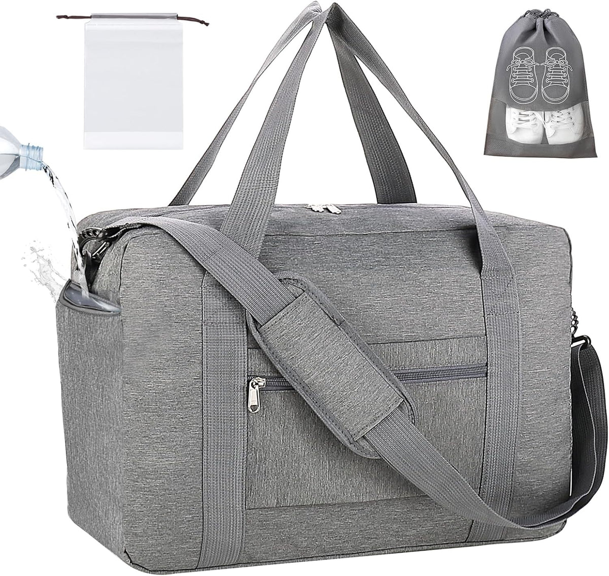For Spirit Airlines Personal Item Bag 18x14x8 with Wet Pocket Foldable Travel Duffel Bag Underseat Carry on for Men & Women