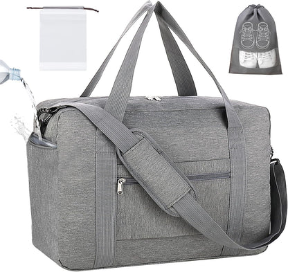 For Spirit Airlines Personal Item Bag 18x14x8 with Wet Pocket Foldable Travel Duffel Bag Underseat Carry on for Men & Women