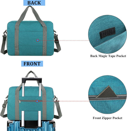 For Spirit Airlines Personal Item Bag 18x14x8 with Wet Pocket Foldable Travel Duffel Bag Underseat Carry on for Men & Women