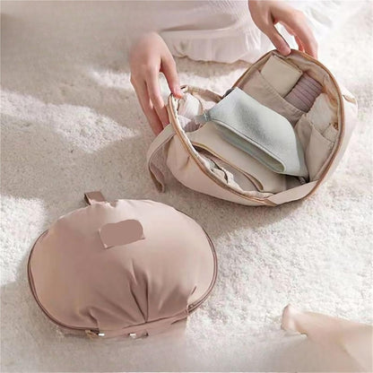 Travel Underwear Organizer Bag Intimate Clothes Travel Bra Underwear Organizer Bags Multi-function Storage Bag Toiletry Cosmetic Case(Color 1)