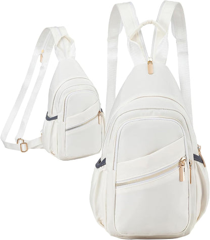 Small Crossbody Bag Convertible Mini Backpack for Women, Cross Body Sling Bag Sling Backpack for Travel Daypack