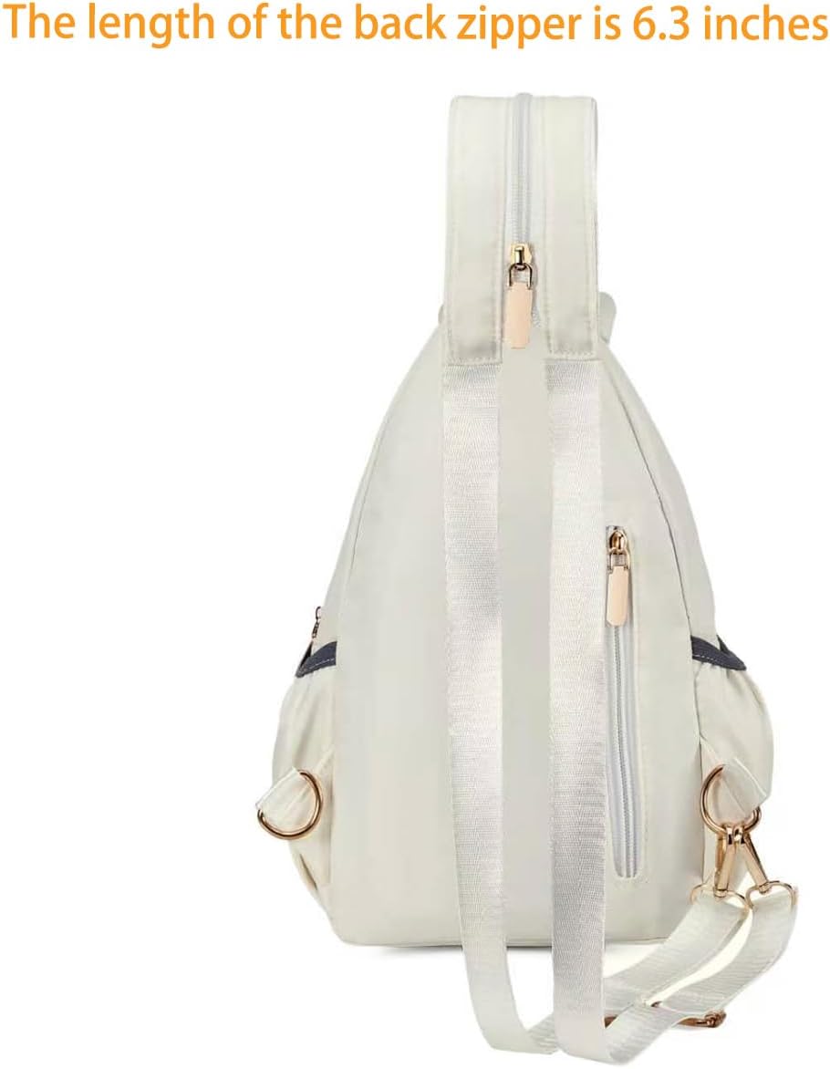Small Crossbody Bag Convertible Mini Backpack for Women, Cross Body Sling Bag Sling Backpack for Travel Daypack