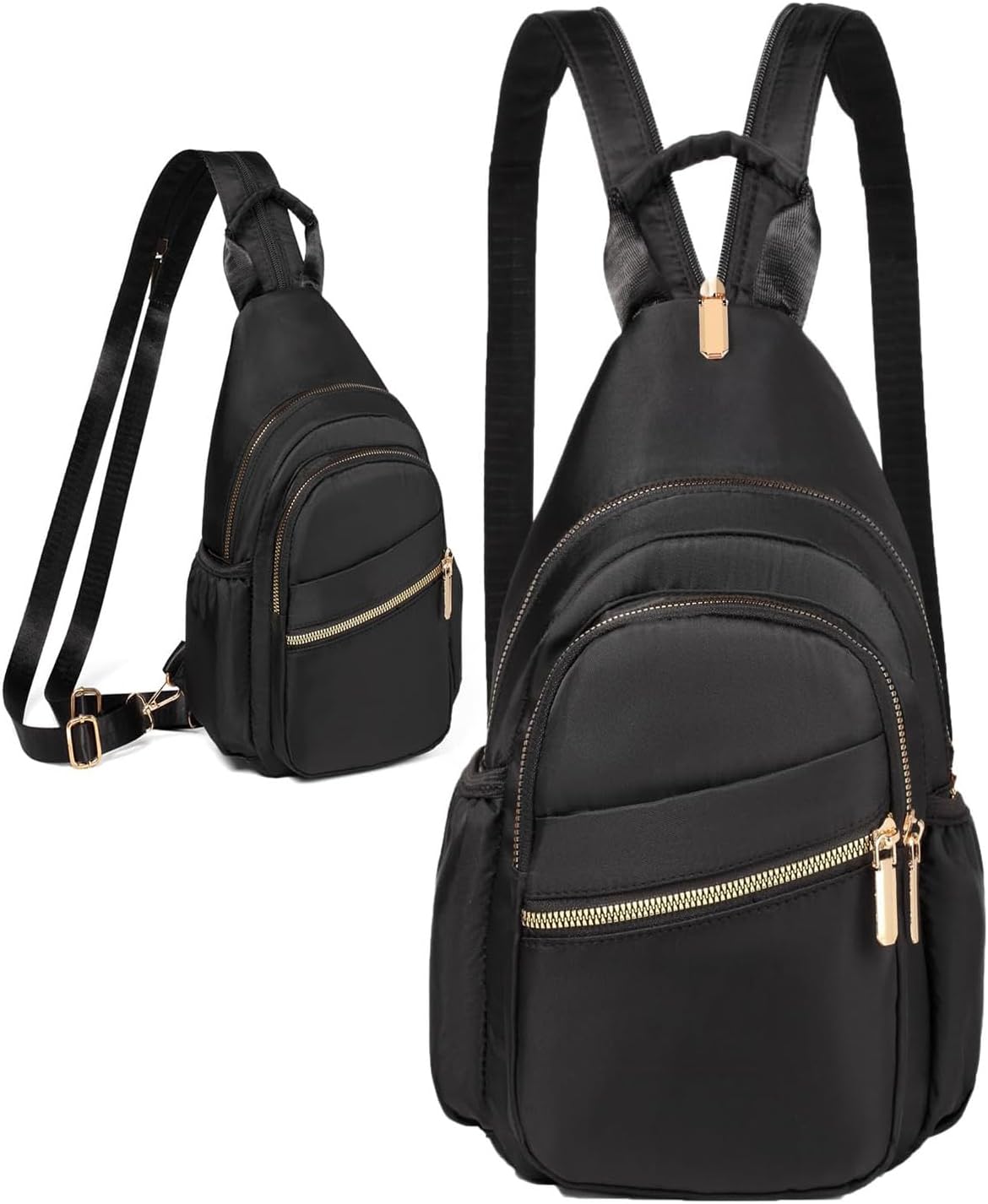 Small Crossbody Bag Convertible Mini Backpack for Women, Cross Body Sling Bag Sling Backpack for Travel Daypack