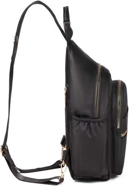 Small Crossbody Bag Convertible Mini Backpack for Women, Cross Body Sling Bag Sling Backpack for Travel Daypack