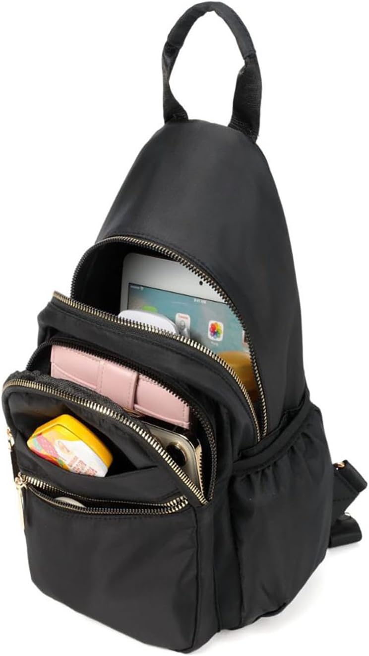 Small Crossbody Bag Convertible Mini Backpack for Women, Cross Body Sling Bag Sling Backpack for Travel Daypack