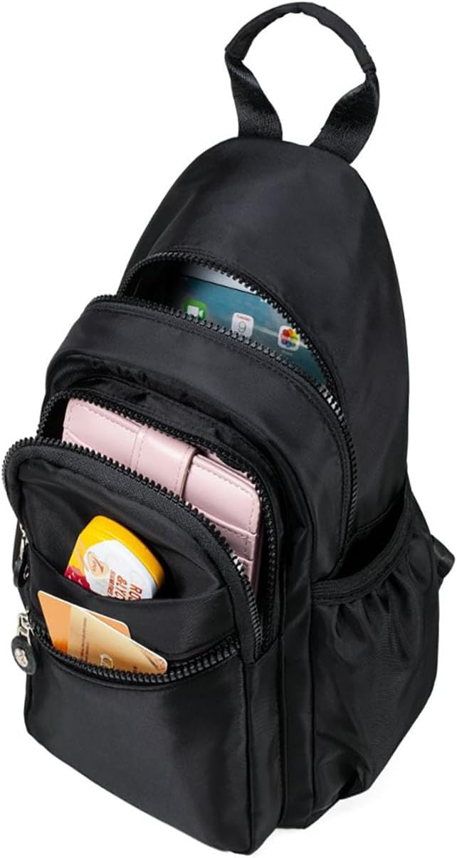 Small Crossbody Bag Convertible Mini Backpack for Women, Cross Body Sling Bag Sling Backpack for Travel Daypack