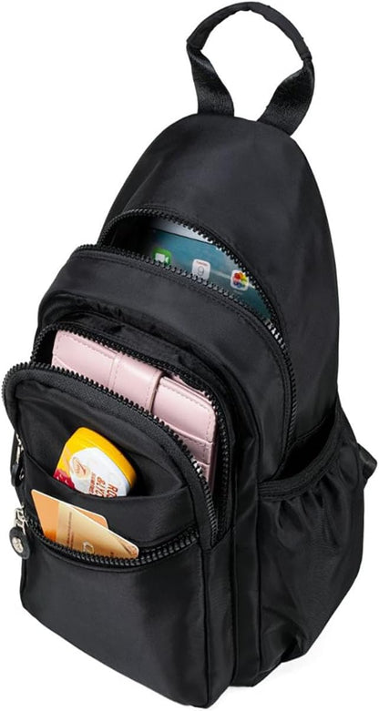 Small Crossbody Bag Convertible Mini Backpack for Women, Cross Body Sling Bag Sling Backpack for Travel Daypack