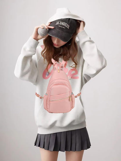 Small Crossbody Bag Convertible Mini Backpack for Women, Cross Body Sling Bag Sling Backpack for Travel Daypack