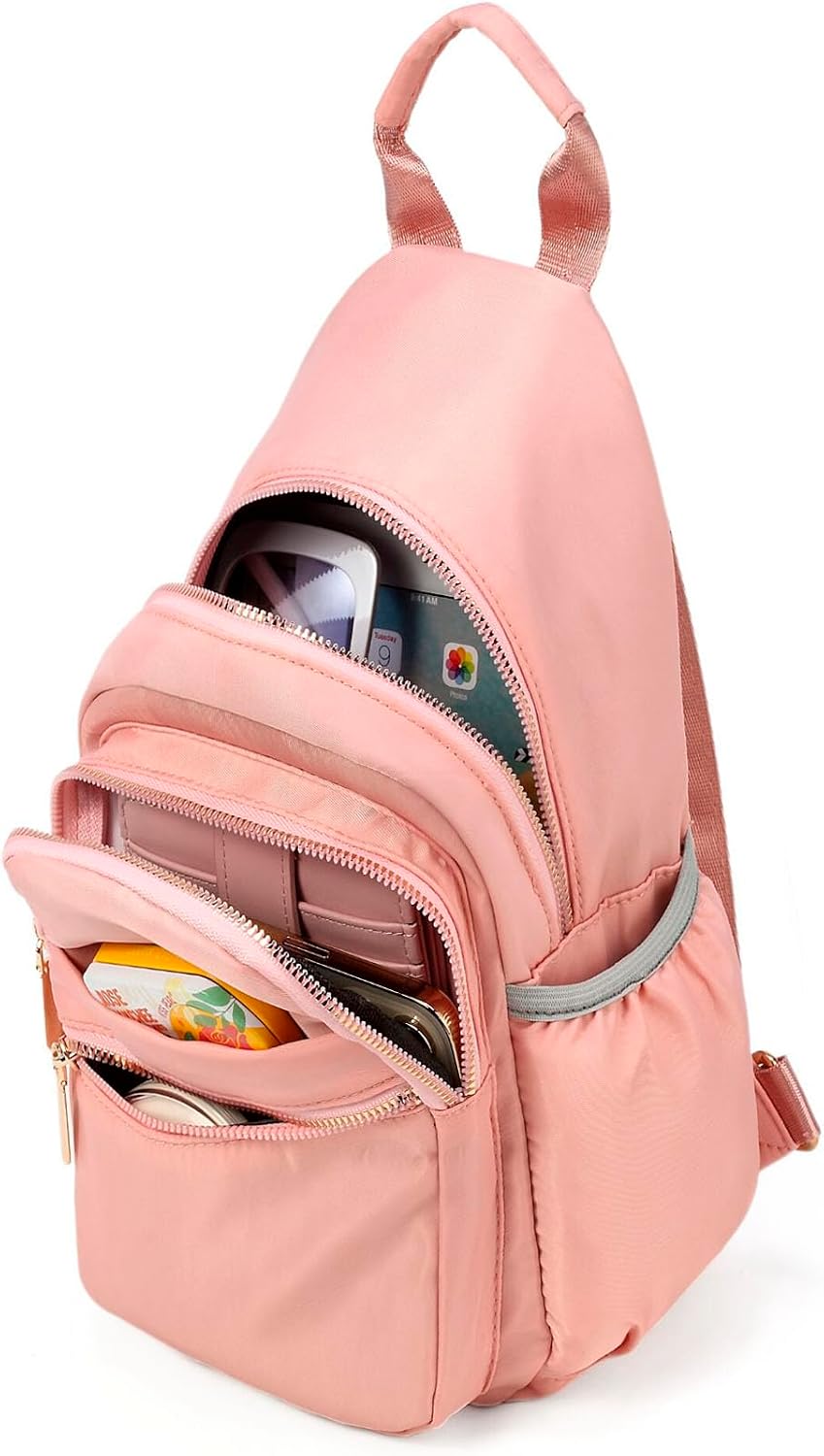 Small Crossbody Bag Convertible Mini Backpack for Women, Cross Body Sling Bag Sling Backpack for Travel Daypack