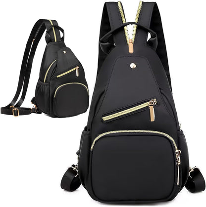 Small Crossbody Bag Convertible Mini Backpack for Women, Cross Body Sling Bag Sling Backpack for Travel Daypack