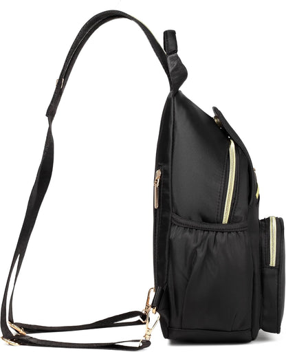 Small Crossbody Bag Convertible Mini Backpack for Women, Cross Body Sling Bag Sling Backpack for Travel Daypack