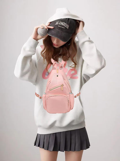 Small Crossbody Bag Convertible Mini Backpack for Women, Cross Body Sling Bag Sling Backpack for Travel Daypack