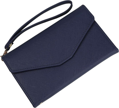 Passport Holder Women Travel Wallet (Ver.5) for Women Rfid Blocking Passport Cover Case Document Organizer Wrist Strap