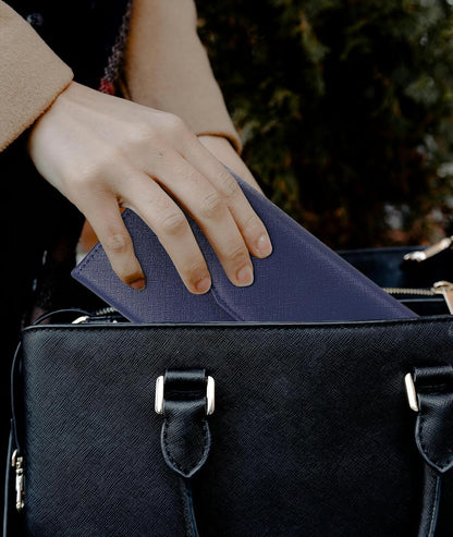 Passport Holder Women Travel Wallet (Ver.5) for Women Rfid Blocking Passport Cover Case Document Organizer Wrist Strap