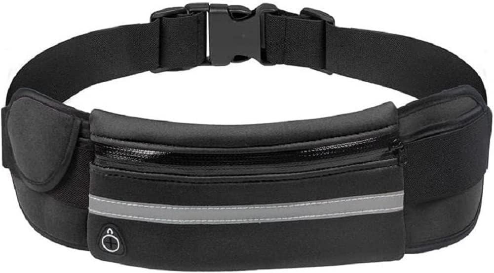 Travel Belt Money Waist Pack - Hidden Waterproof Anti Theft Passport Security Fanny Pouch Wallet for Running Men Women