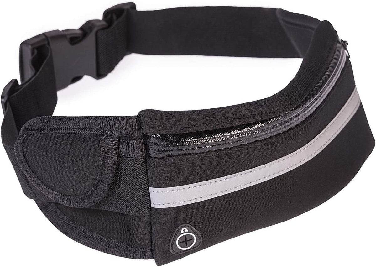 Travel Belt Money Waist Pack - Hidden Waterproof Anti Theft Passport Security Fanny Pouch Wallet for Running Men Women