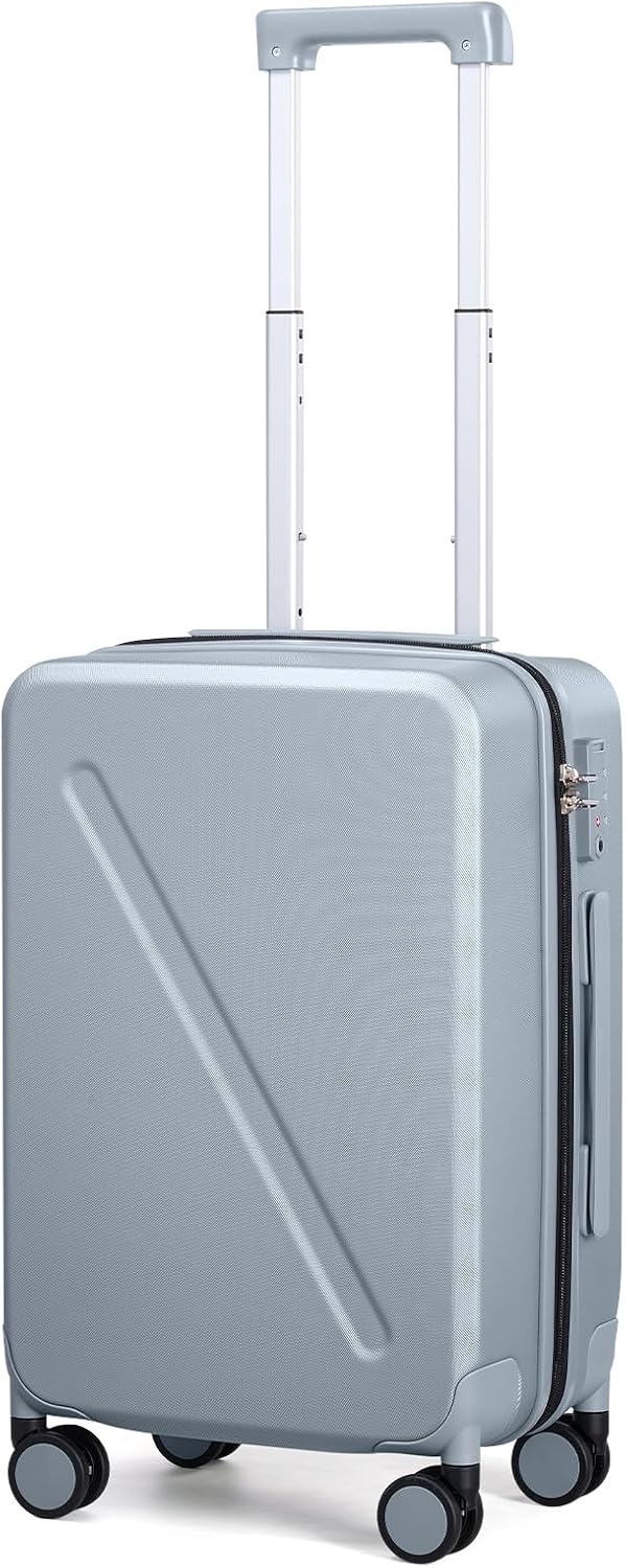 16 Inch Underseat Carry On Luggage With Wheels Underseat Carry On Bag Small Suitcase Personal Item Hard Shell Suitcases Mini TSA Approved Carry On Luggage, Blackish Green