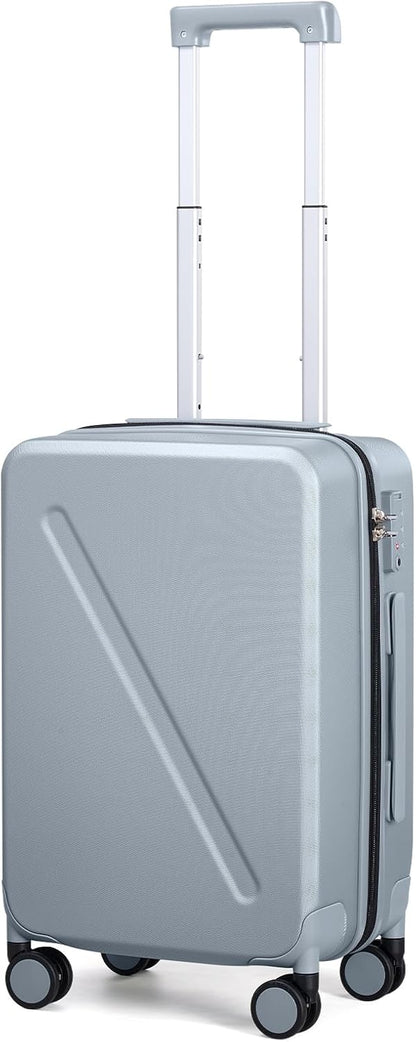 16 Inch Underseat Carry On Luggage With Wheels Underseat Carry On Bag Small Suitcase Personal Item Hard Shell Suitcases Mini TSA Approved Carry On Luggage, Blackish Green