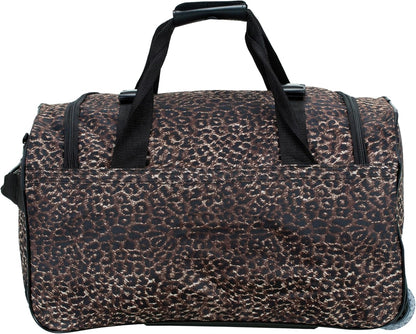 Rolling Duffel Bag, Black, 22" - Colors B