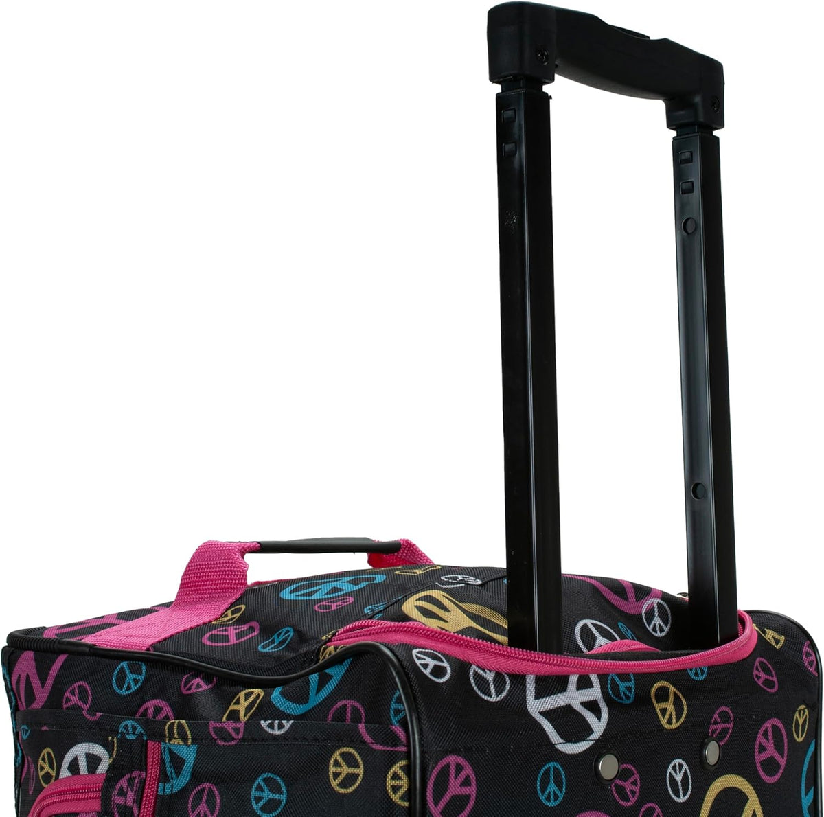 Rolling Duffel Bag, Black, 22" - Colors B
