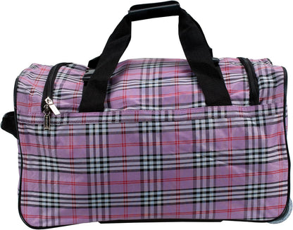 Rolling Duffel Bag, Black, 22" - Colors B