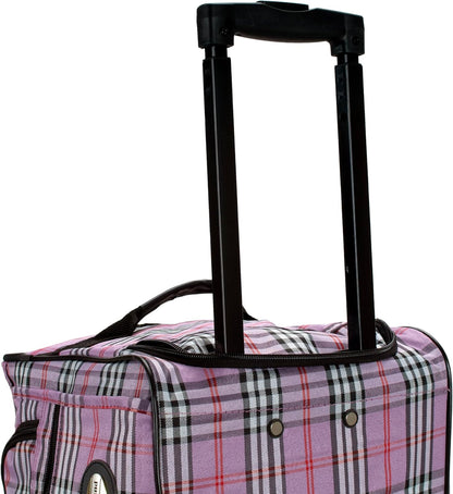 Rolling Duffel Bag, Black, 22" - Colors B