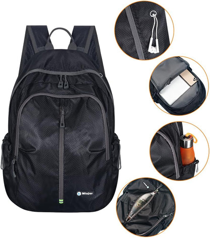 Lightweight Packable Foldable Backpack, Hiking backpack,Travel Backpack (Orange)