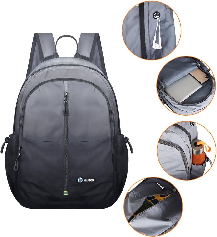 Lightweight Packable Foldable Backpack, Hiking backpack,Travel Backpack (Orange)