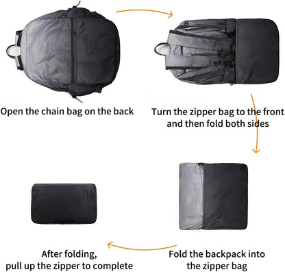 Lightweight Packable Foldable Backpack, Hiking backpack,Travel Backpack (Orange)