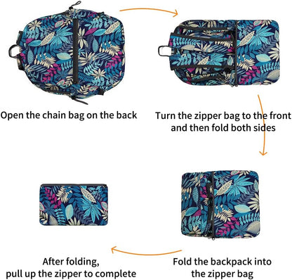 Lightweight Packable Foldable Backpack, Hiking backpack,Travel Backpack (Orange)