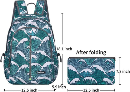 Lightweight Packable Foldable Backpack, Hiking backpack,Travel Backpack (Orange)