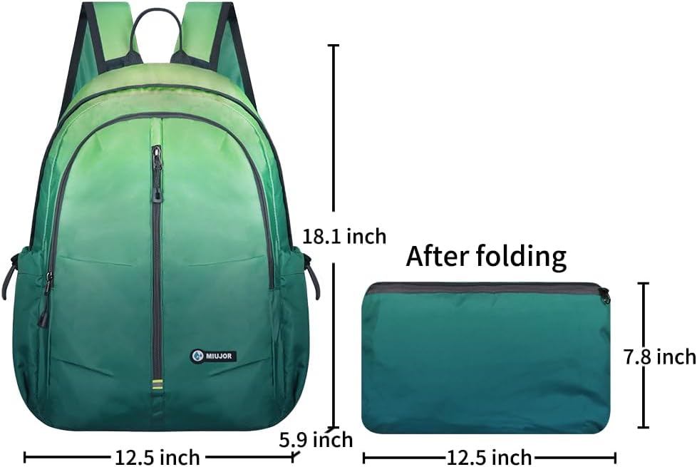Lightweight Packable Foldable Backpack, Hiking backpack,Travel Backpack (Orange)