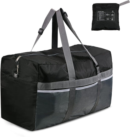 Foldable Travel Bag, Large Sports Bag, 75L/96L/100L, Lightweight Waterproof Tote Bag