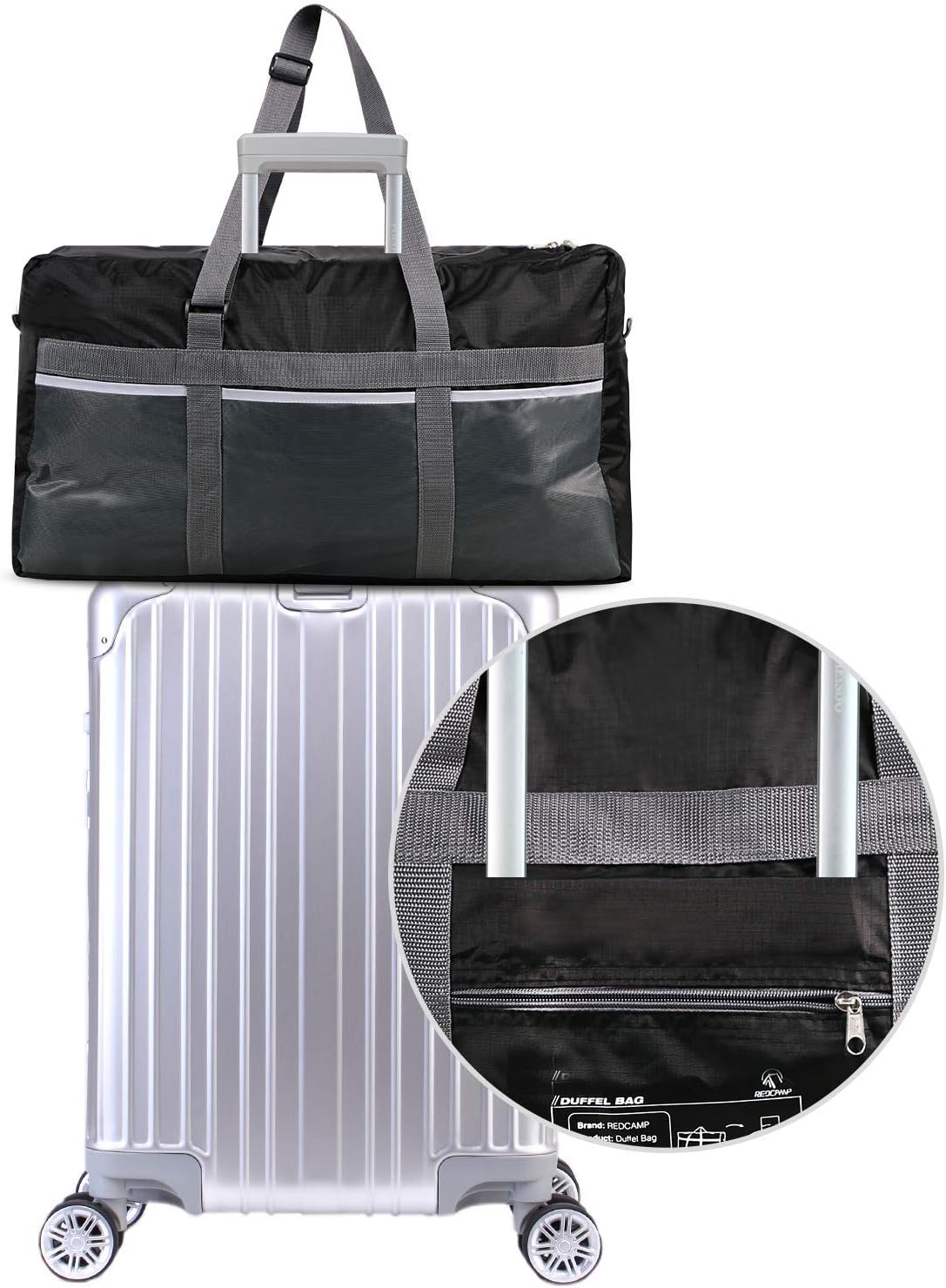 Foldable Travel Bag, Large Sports Bag, 75L/96L/100L, Lightweight Waterproof Tote Bag