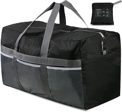 Foldable Travel Bag, Large Sports Bag, 75L/96L/100L, Lightweight Waterproof Tote Bag
