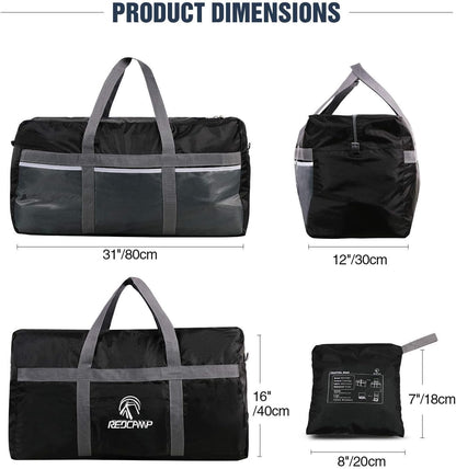 Foldable Travel Bag, Large Sports Bag, 75L/96L/100L, Lightweight Waterproof Tote Bag