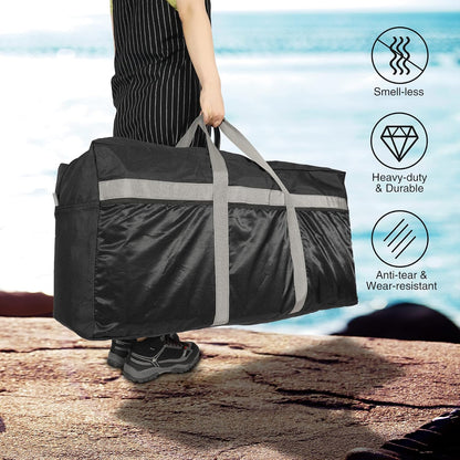 Foldable Travel Bag, Large Sports Bag, 75L/96L/100L, Lightweight Waterproof Tote Bag