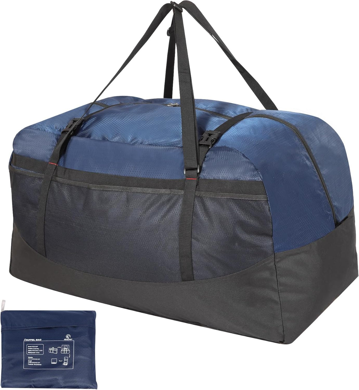 Foldable Travel Bag, Large Sports Bag, 75L/96L/100L, Lightweight Waterproof Tote Bag