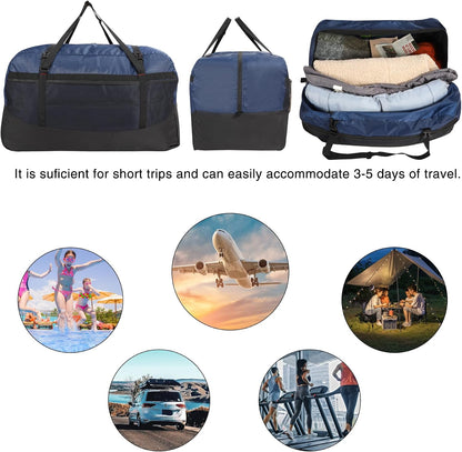 Foldable Travel Bag, Large Sports Bag, 75L/96L/100L, Lightweight Waterproof Tote Bag