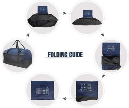 Foldable Travel Bag, Large Sports Bag, 75L/96L/100L, Lightweight Waterproof Tote Bag