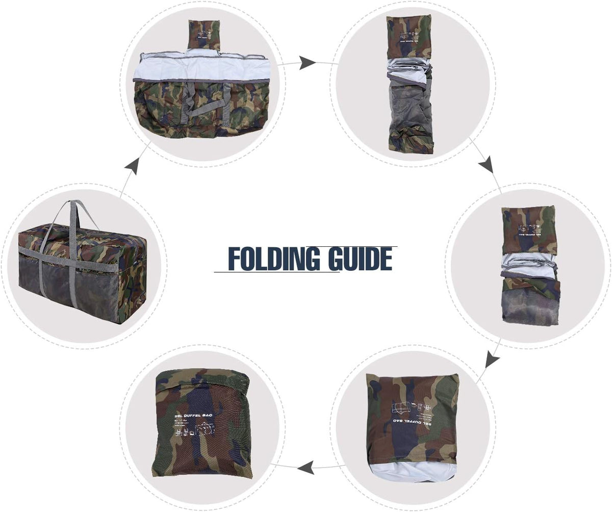 Foldable Travel Bag, Large Sports Bag, 75L/96L/100L, Lightweight Waterproof Tote Bag