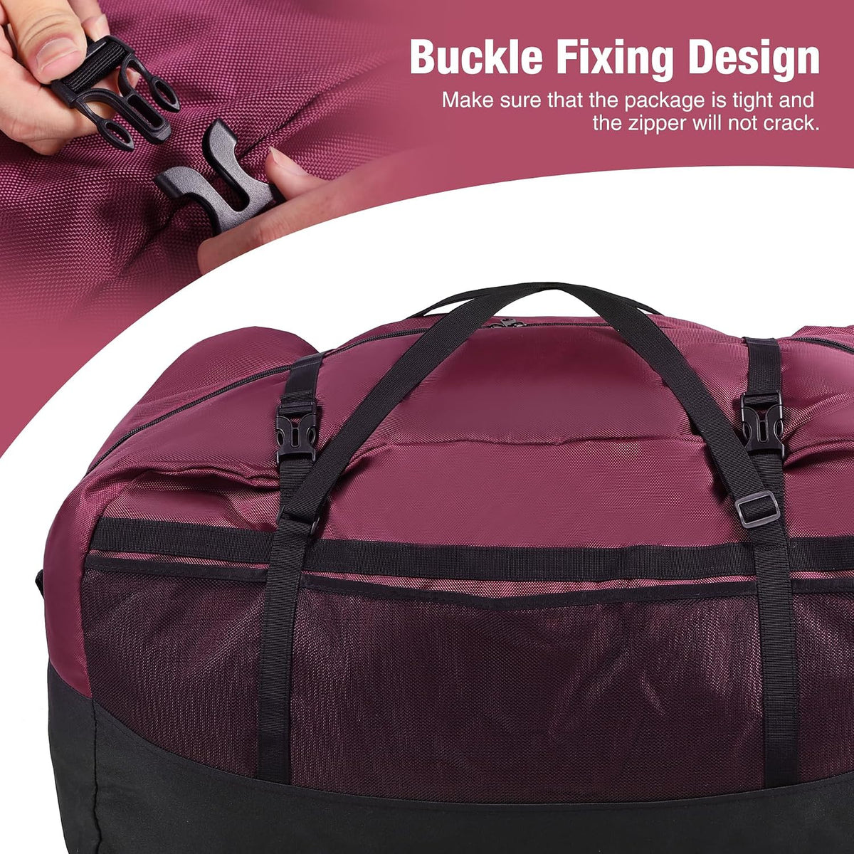Foldable Travel Bag, Large Sports Bag, 75L/96L/100L, Lightweight Waterproof Tote Bag