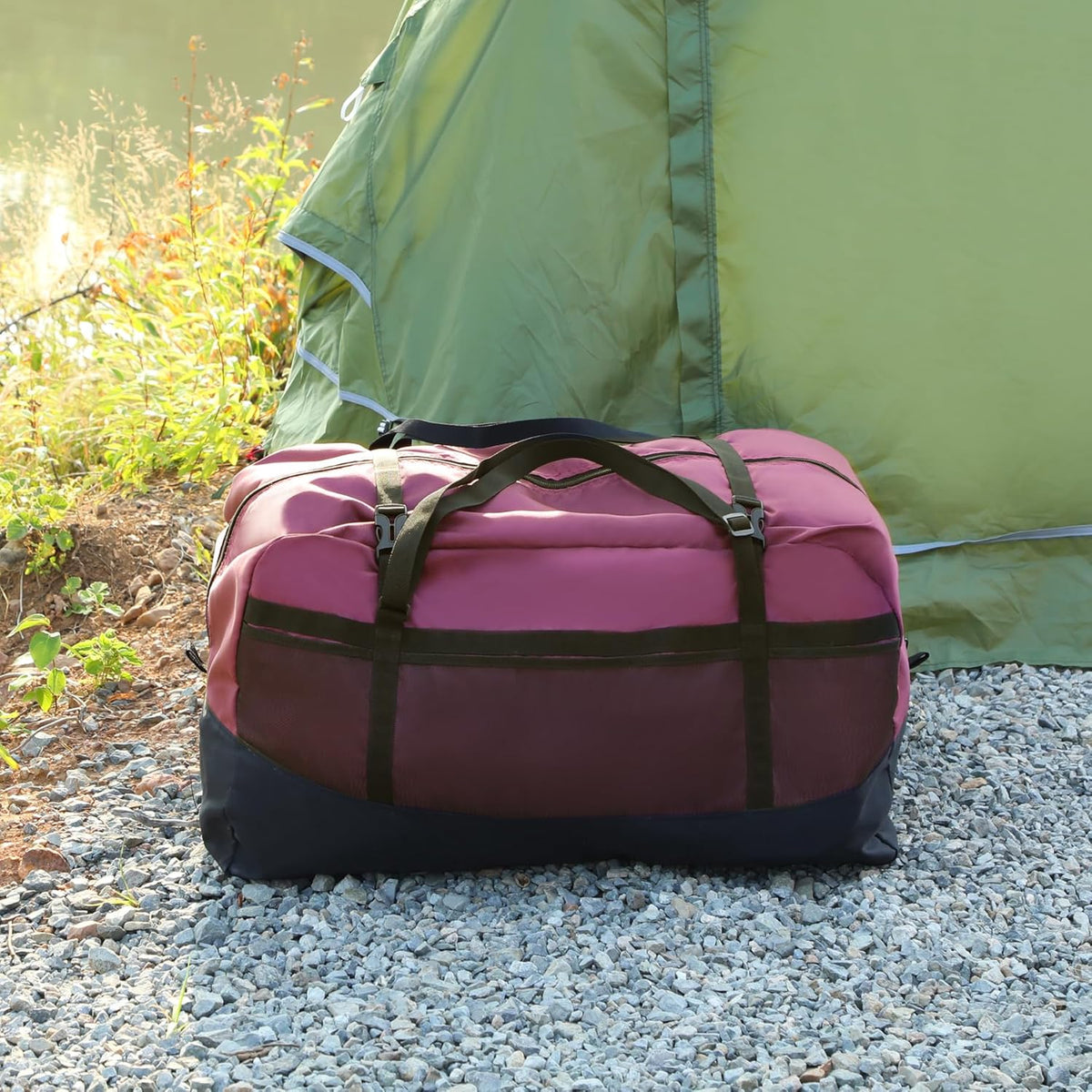 Foldable Travel Bag, Large Sports Bag, 75L/96L/100L, Lightweight Waterproof Tote Bag