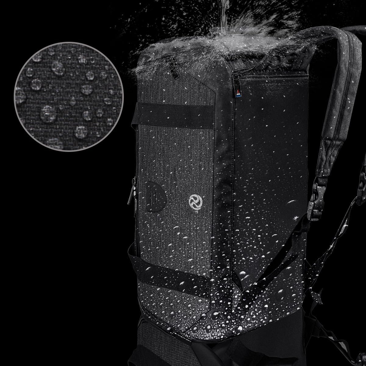 4-Way Gym Bags for Men Gym Duffle Bag Sports Duffle Bag Backpack with Shoe Compartment & Wet Pocket