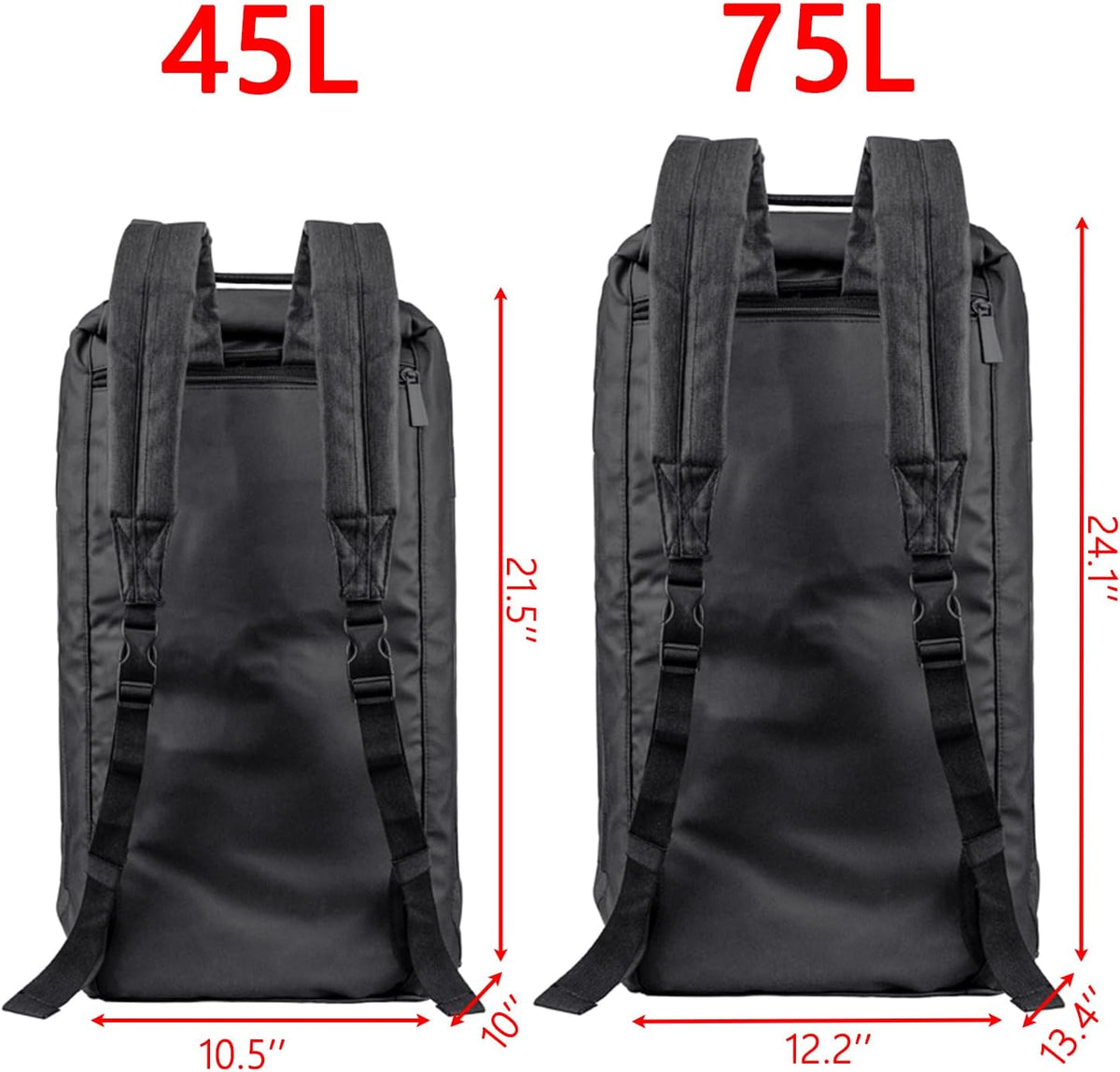 4-Way Gym Bags for Men Gym Duffle Bag Sports Duffle Bag Backpack with Shoe Compartment & Wet Pocket